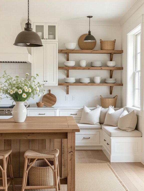 inviting rustic entryway design