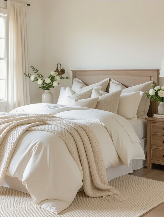 layered bedding for comfort