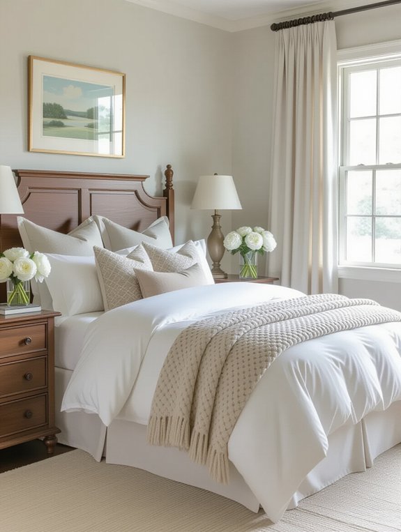 layered bedding for comfort
