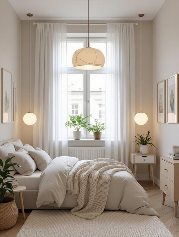 layered lighting enhances ambiance