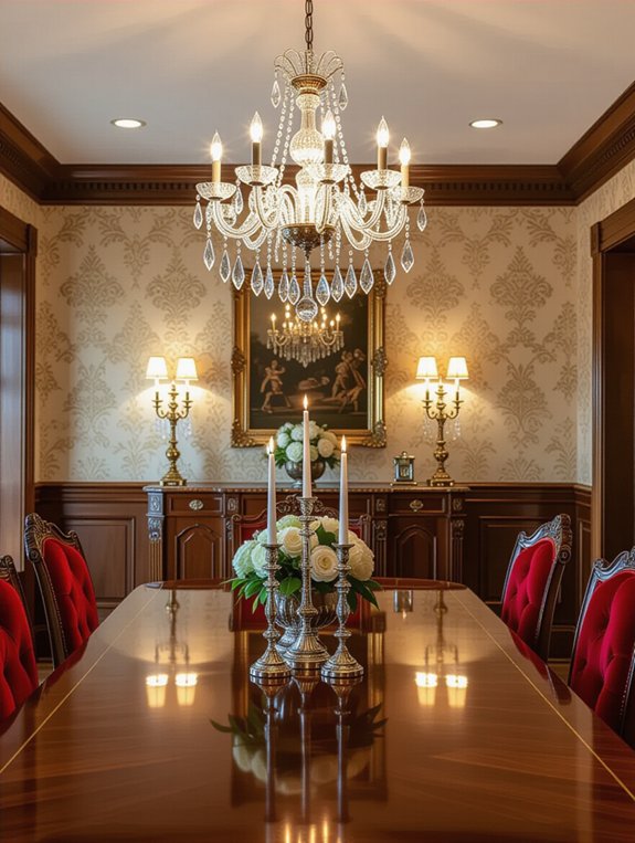 layered lighting enhances ambiance