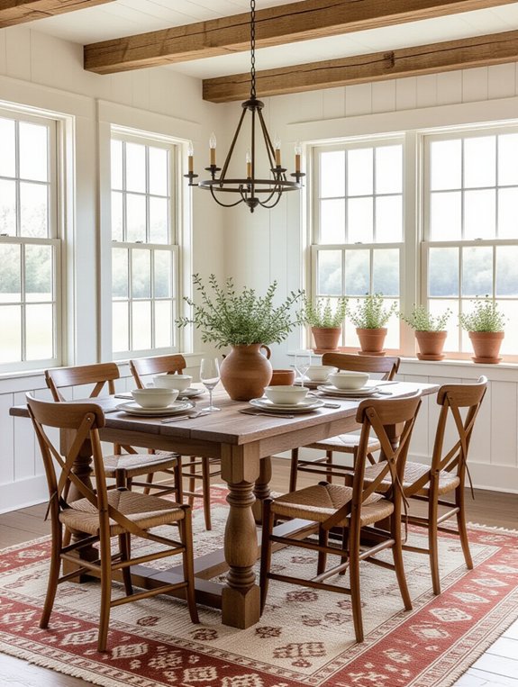 layered rugs for coziness