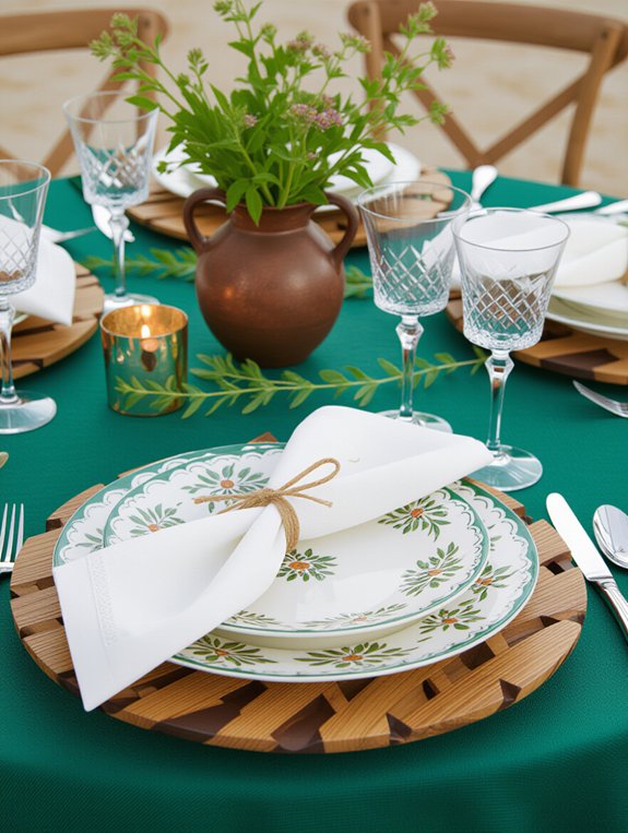 layered table setting tips