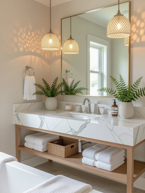 layered warm inviting lighting