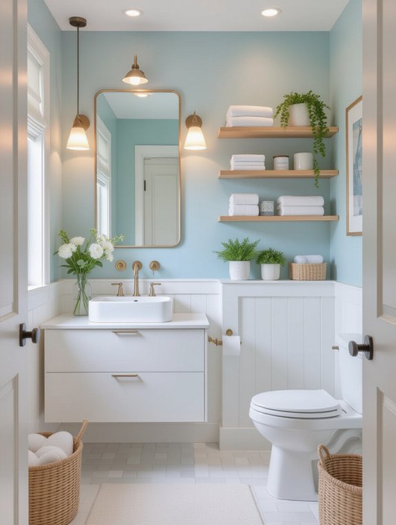 light airy color palette