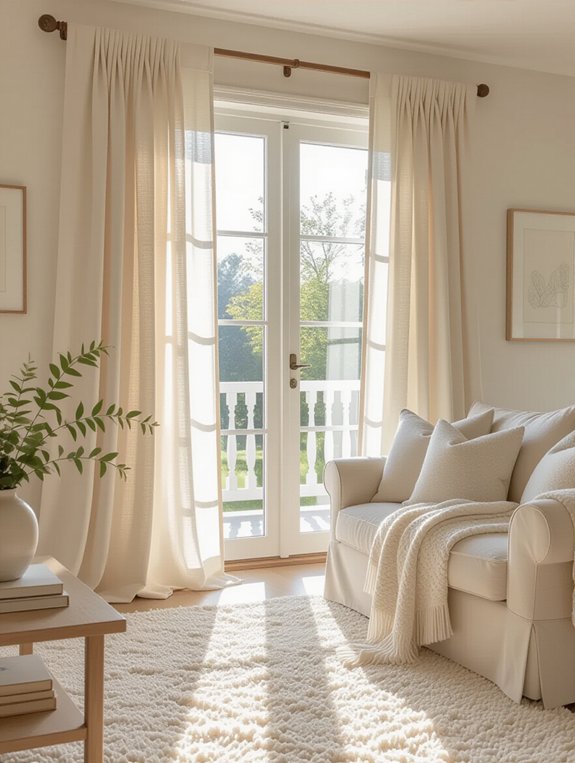 light airy curtain fabrics