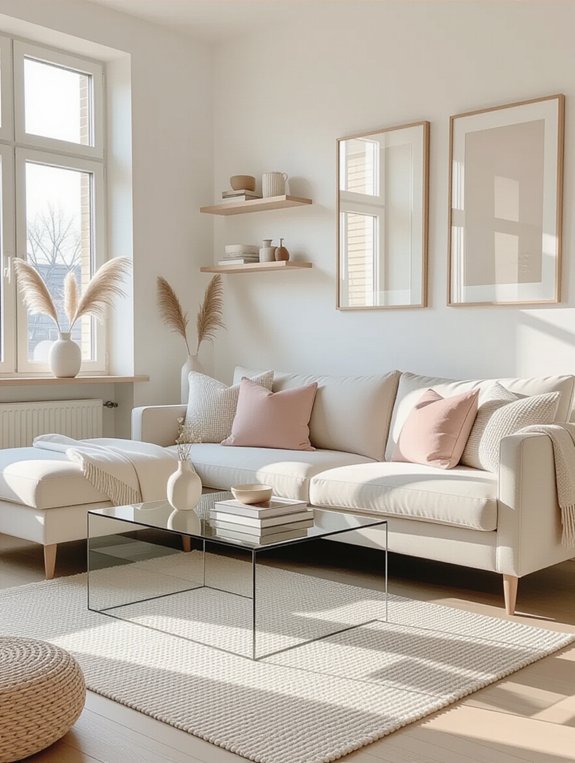 light colors create spaciousness