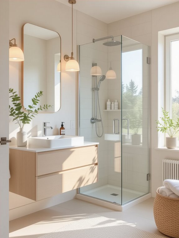 light colors create spaciousness