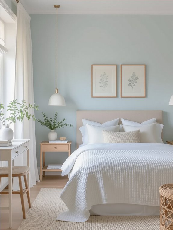 light colors enhance space