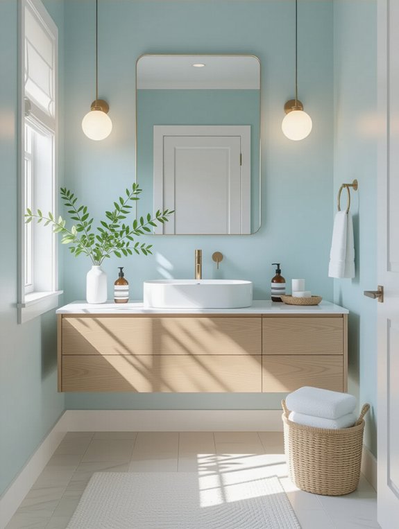 light colors enhance spaces