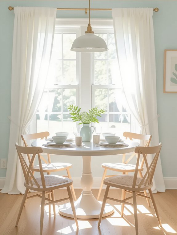 light colors enhance spaciousness