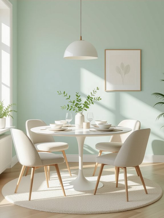 light colors enhance spaciousness
