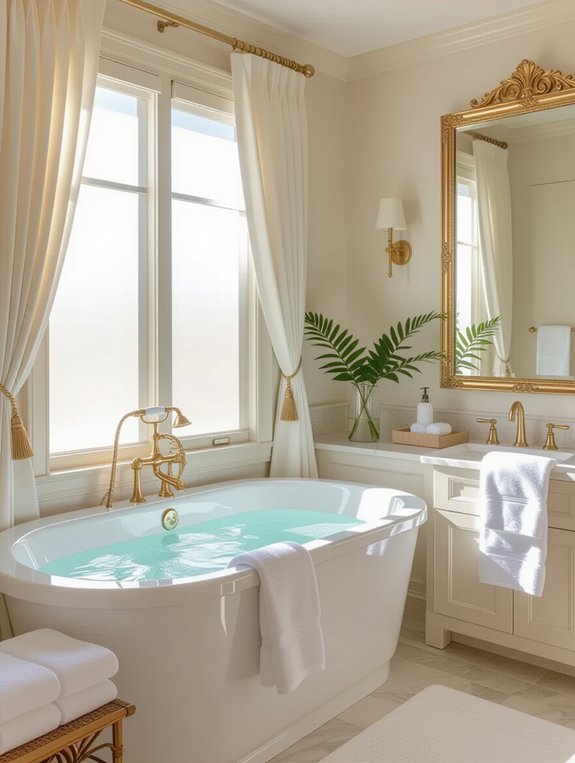 luxurious bathroom retreat design