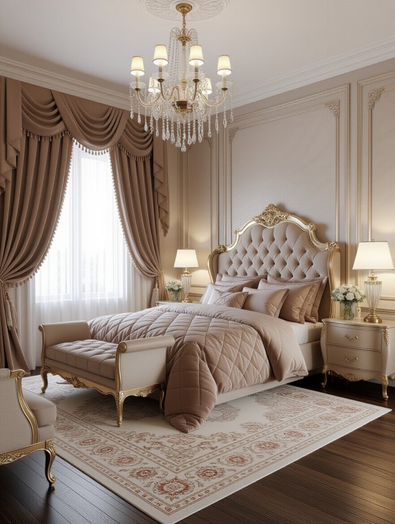 luxurious bedroom layering techniques