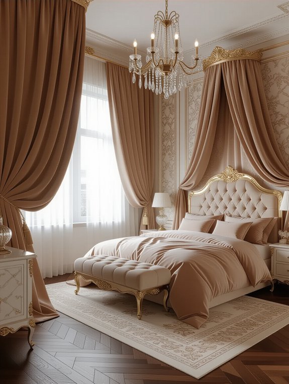 luxurious fabrics and textures