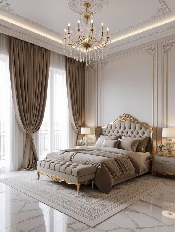 luxurious modern bedroom design
