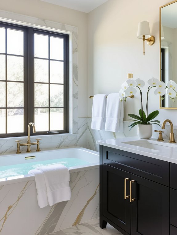luxury bathroom design elements