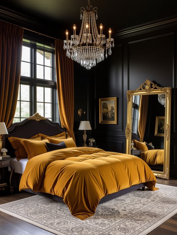 luxury in black gold