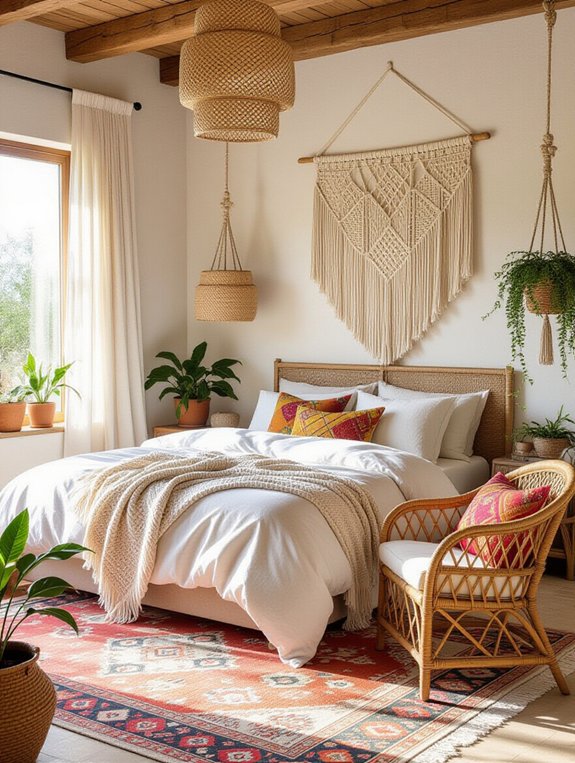 macram accents for ambiance