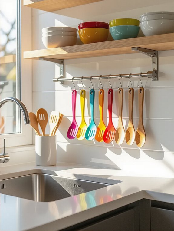 magnetic strips for organization