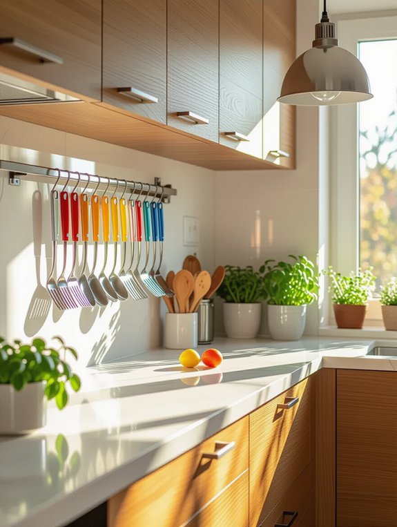 magnetic strips for utensils