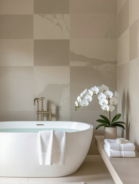 matte tiles enhance sophistication