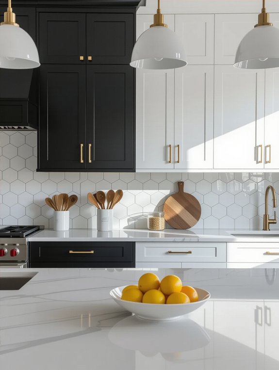 matte versus glossy cabinets