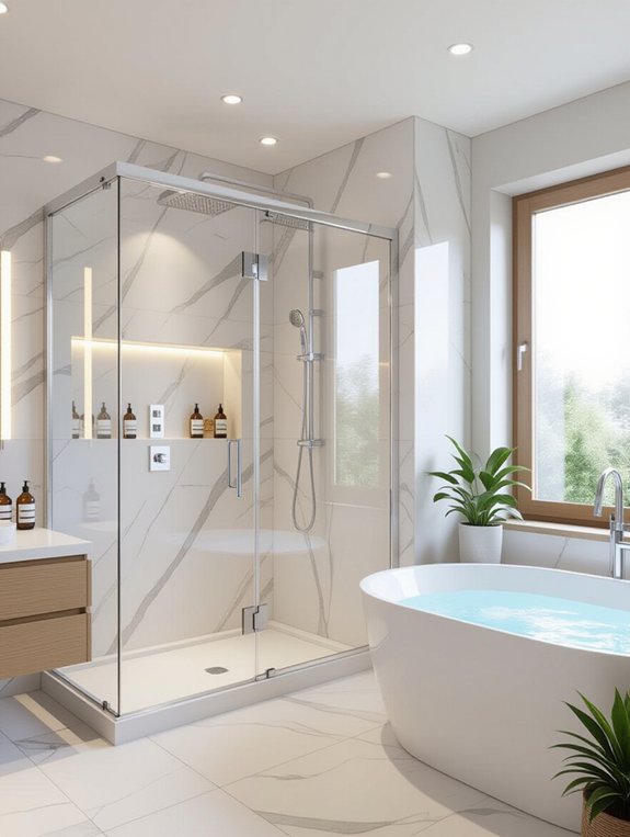 maximize bathroom space efficiency