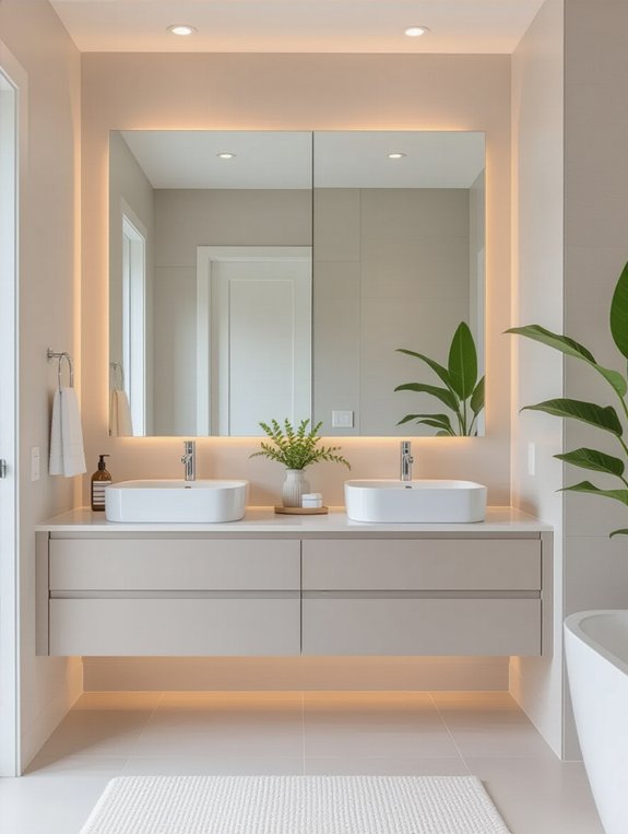 maximize bathroom space efficiently
