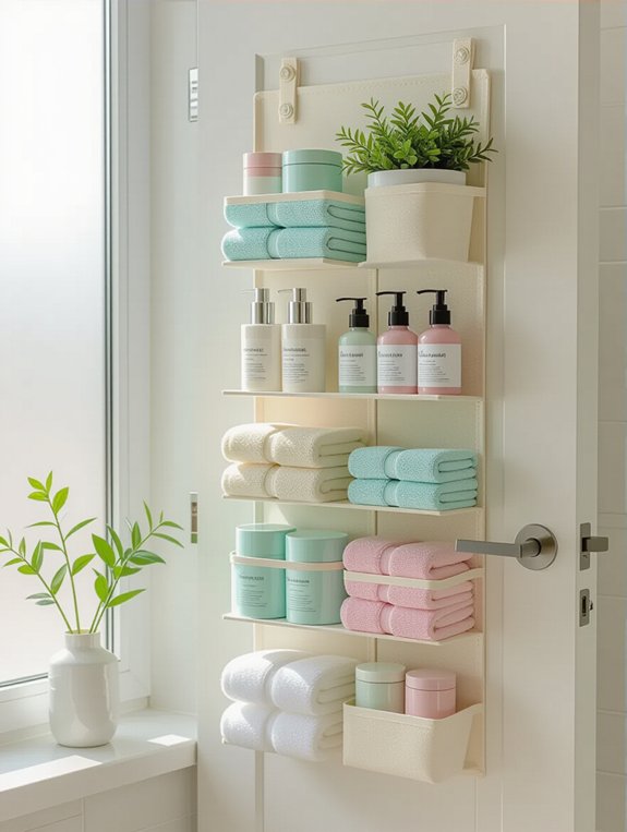 maximize bathroom storage easily