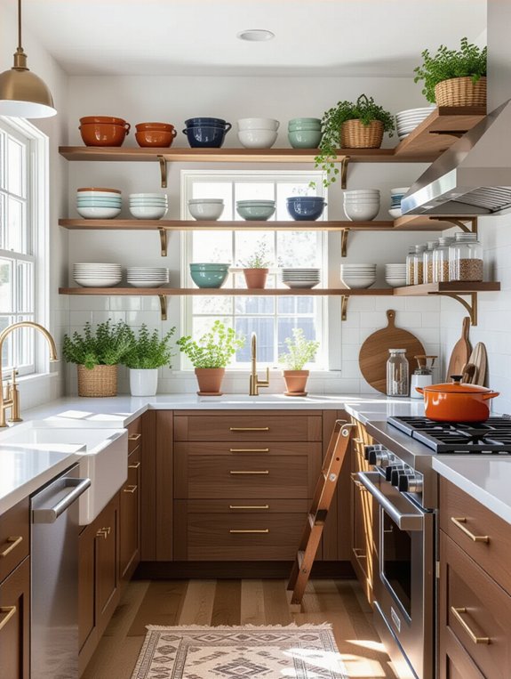 maximize kitchen vertical storage
