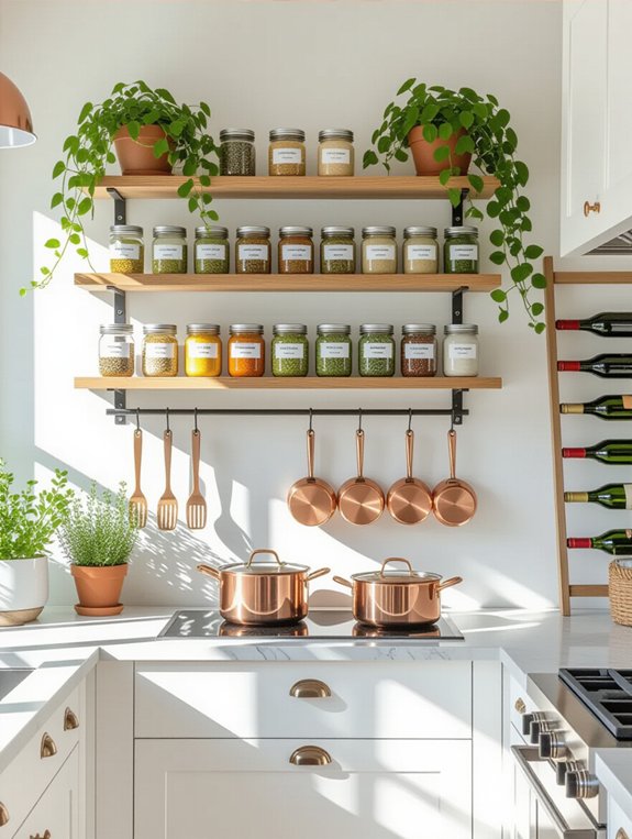 maximize kitchen vertical storage