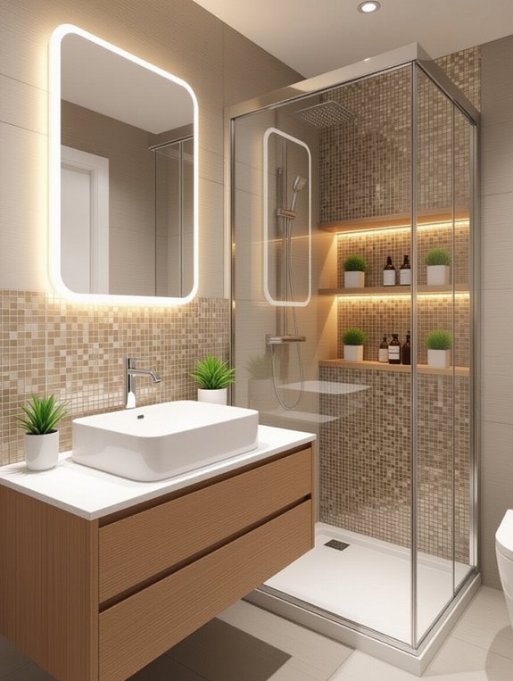 maximize space with compact fixtures
