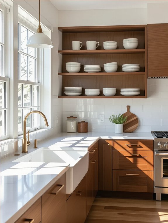 maximize space with corner sink