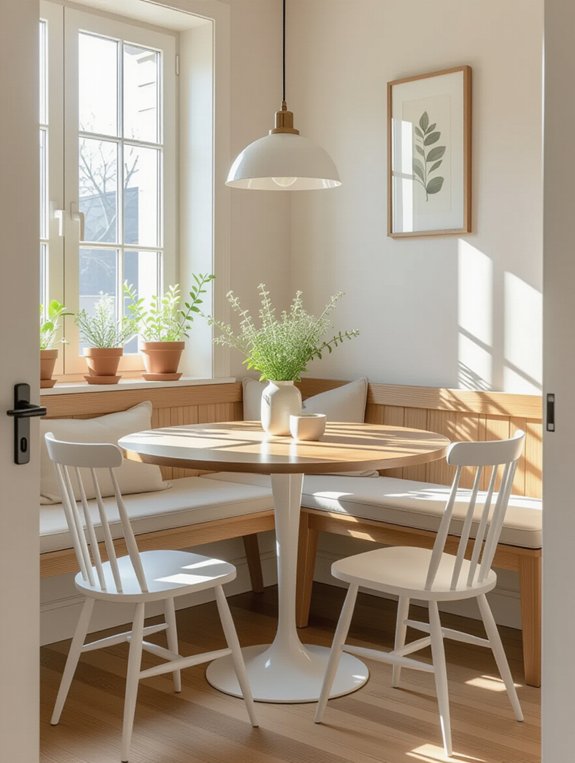 maximize space with corner table