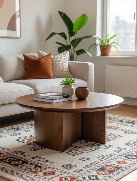 maximize space with round table