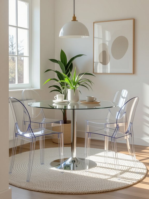 maximize space with transparency