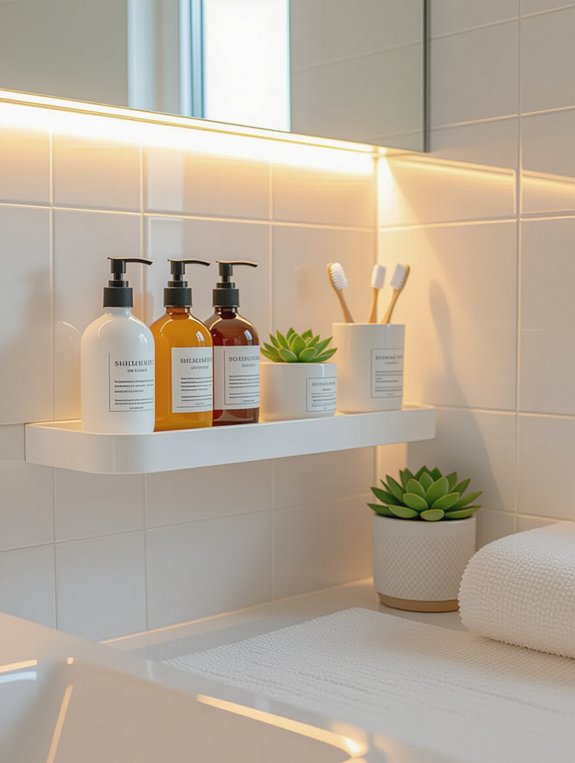 maximize storage declutter countertops