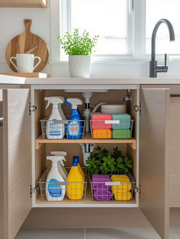 maximize under sink organization