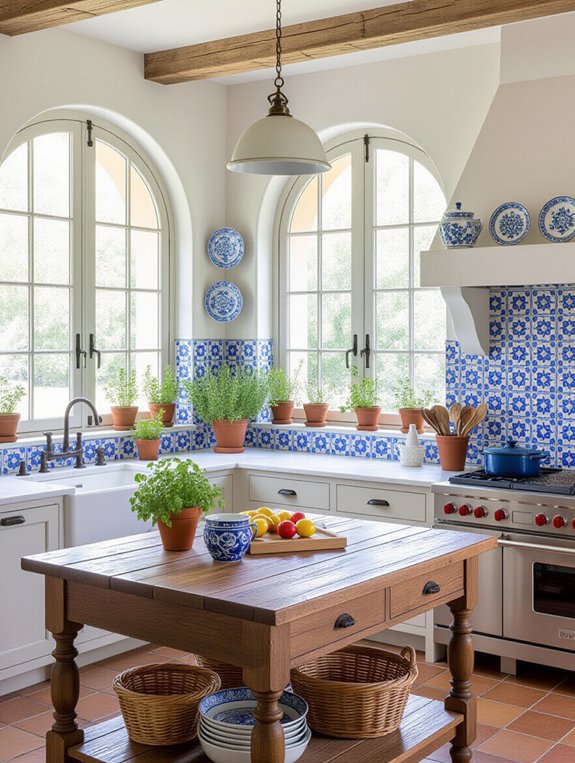 mediterranean kitchen warmth charm