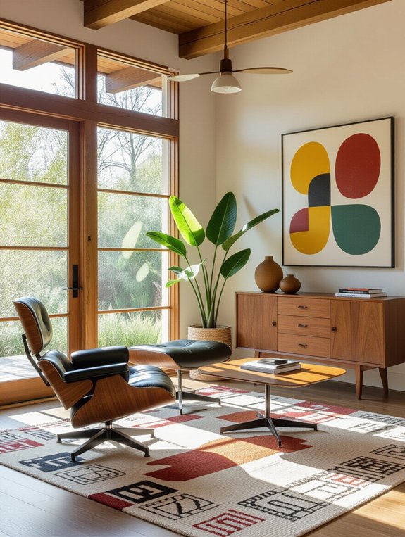 mid century modern design elements