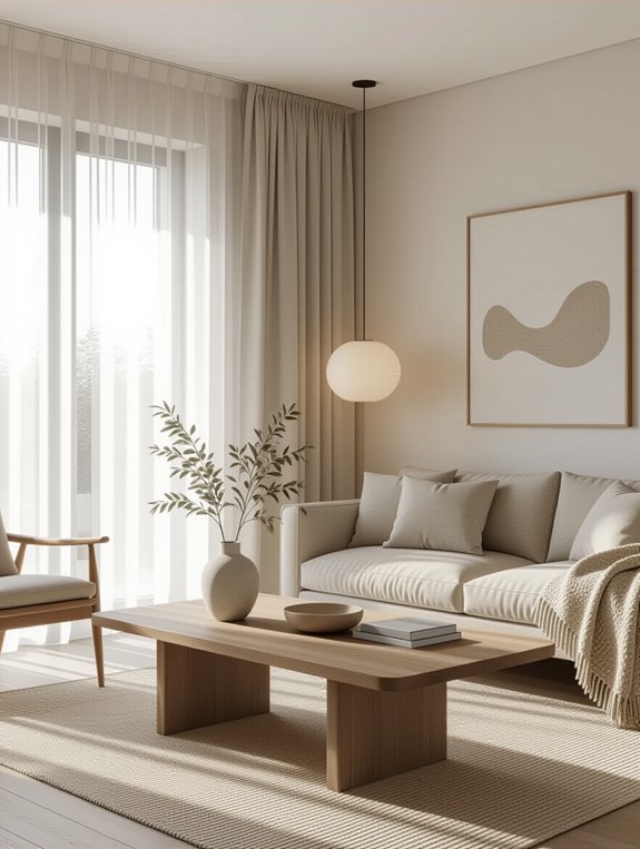 minimalist art enhances serenity