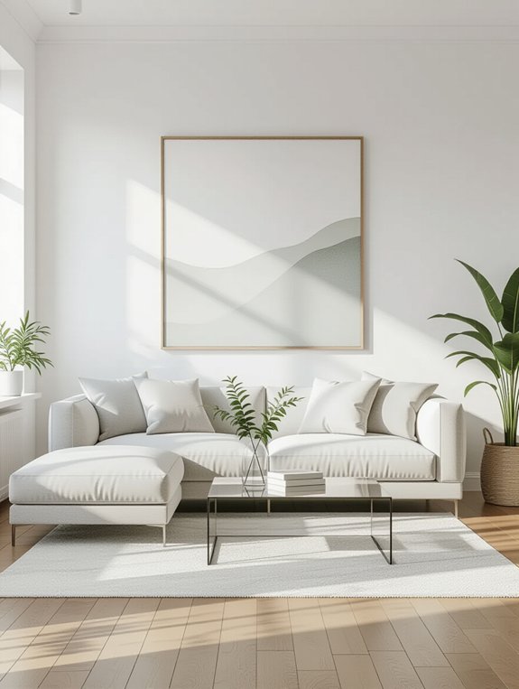minimalist art enhances simplicity