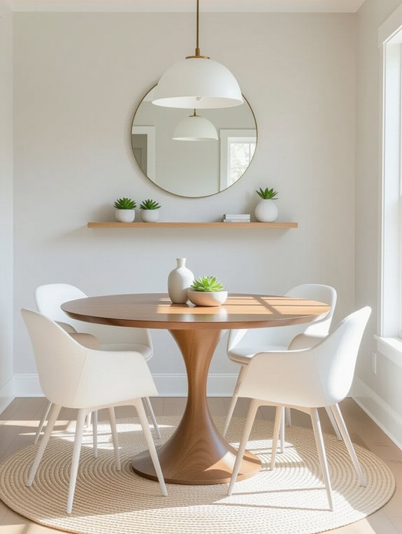 minimalist dining room decor