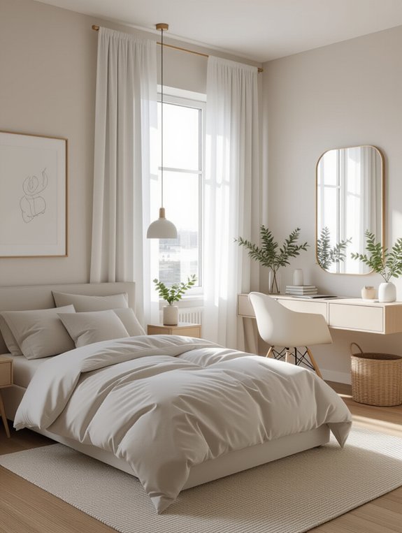 minimalistic decor enhances elegance