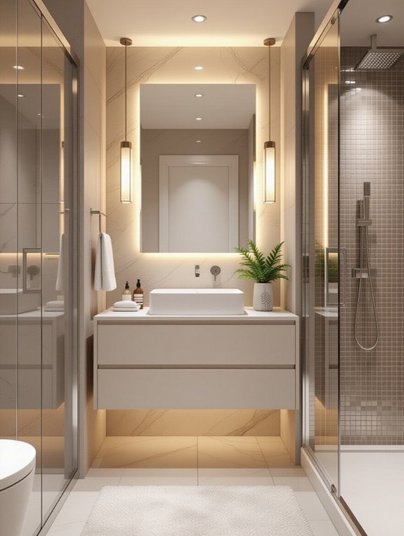 mirror enhances space and light