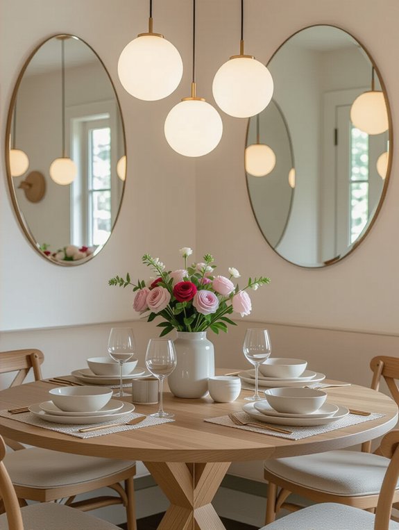 mirrors enhance room space