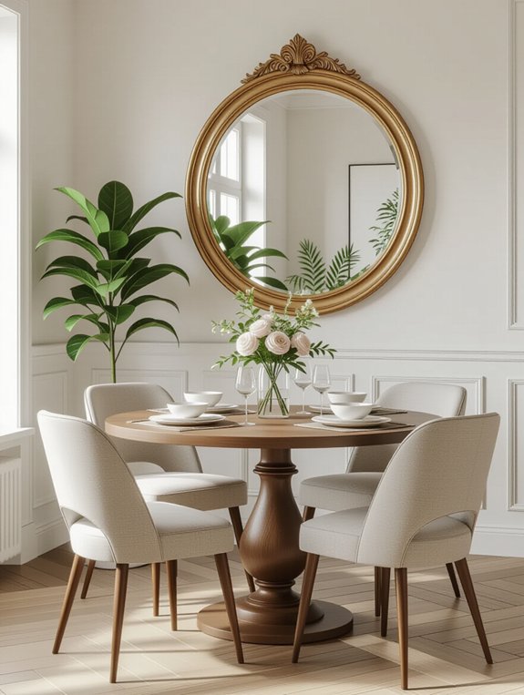mirrors enhance space perception