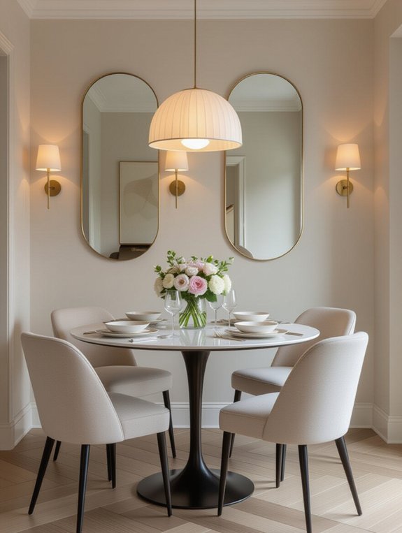 mirrors reflect light and space
