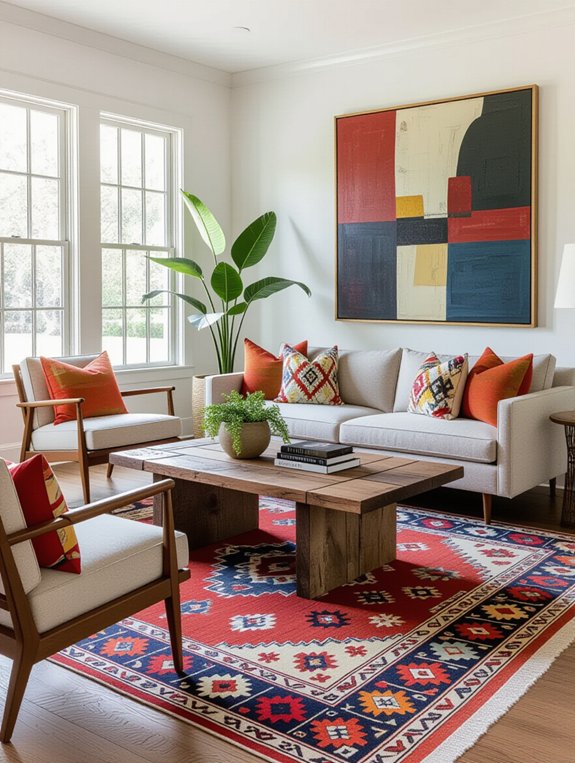 mixing furniture styles creatively